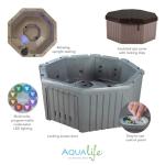 AquaLife Invi 5-Person Hot Tub with Jets & Lights