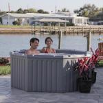 AquaLife Invi 5-Person Hot Tub with Jets & Lights