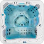 Outdoor Hot Tub for 5 with Bluetooth and Waterfall