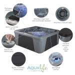 Palm Beach 7-Person Outdoor Hot Tub with 30 Jets