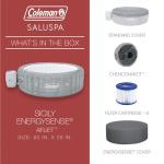 Coleman SaluSpa Sicily 180 Inflatable Hot Tub Bundle