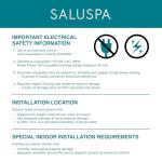 Coleman SaluSpa Sicily 180 Inflatable Hot Tub Bundle