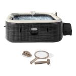 Intex PureSpa Plus Inflatable Square Hot Tub 74