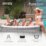 Intex PureSpa Plus Inflatable Bubble Jet Hot Tub