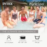 INTEX PureSpa 28427EP Bubble Spa for 6 People