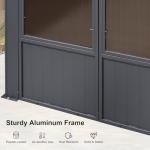 Purple Leaf 12' x 16' Hardtop Outdoor Gazebo