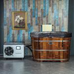 WOODBRIDGE 54" Cold Plunge Tub with Heater and Chiller