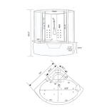 Montecarlo 59" Hydrotherapy Hot Tub with Heater