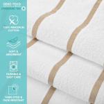 Cozy Striped Beach Towel Set for Hot Tubs