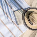 Cozy Striped Beach Towel Set for Hot Tubs