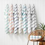 Cozy Striped Beach Towel Set for Hot Tubs