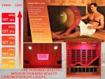 Red Cedar 3-Person Low EMF Infrared Outdoor Sauna