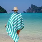 California Cabana Striped Extra Large Beach Towels