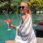 California Cabana Striped Extra Large Beach Towels