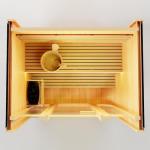 Smartmak 2-Person Indoor/Outdoor Cedar Sauna