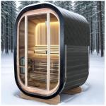 Smartmak 2-Person Indoor/Outdoor Cedar Sauna