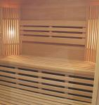 Canadian Hemlock Triple Bench Outdoor Steam Sauna