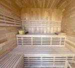 Square Outdoor Sauna for 4-6 People