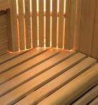 Canadian Hemlock Triple Bench Outdoor Steam Sauna