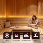 Benovo 1-2 Person Outdoor Cedar Steam Sauna