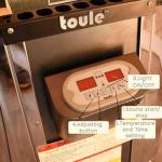 Square Outdoor Sauna for 4-6 People