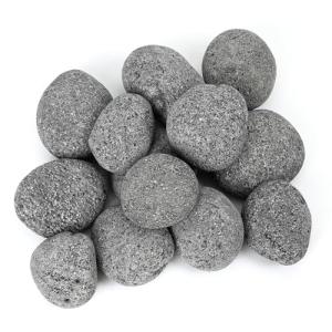 Skyflame Black Lava Rock Pebbles for Fire Pits