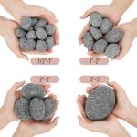 Skyflame Black Lava Rock Pebbles for Fire Pits