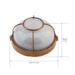 RTNLIT 7-Inch Antique Copper Sauna Light Fixture