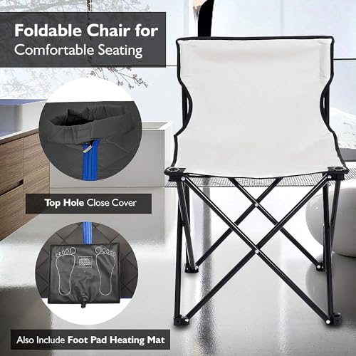 Portable Infrared Sauna with Heating Foot Pad