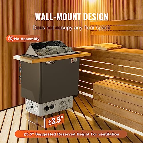 VEVOR 9KW Electric Sauna Heater with Built-in Controls