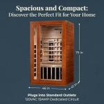 Dynamic 2-Person Infrared Sauna with Chromotherapy