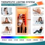 Albott 1-Person Infrared Home Sauna with Speakers