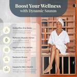 Dynamic 2-Person Infrared Sauna with Chromotherapy