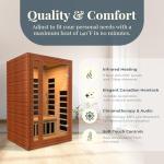 Dynamic 2-Person Infrared Sauna with Chromotherapy