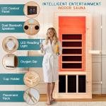 Albott 1-Person Infrared Home Sauna with Speakers