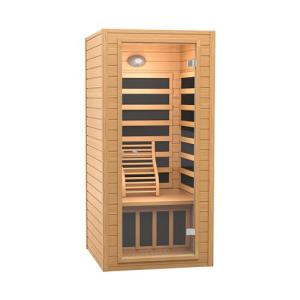 Real Relax 1-Person EMF-Free Hemlock Wood Sauna