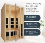 JNH Lifestyles Joyous 2-Person Infrared Sauna