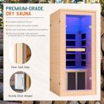 Albott 1-Person Infrared Home Sauna with Speakers