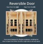 JNH Lifestyles Joyous 2-Person Infrared Sauna