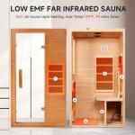 Compact 1-Person Far Infrared Sauna Room
