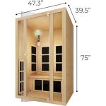JNH Lifestyles Joyous 2-Person Infrared Sauna