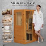 Real Relax 1-Person Infrared Home Sauna