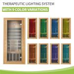 Real Relax 1-Person EMF-Free Hemlock Wood Sauna