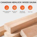 Compact 1-Person Far Infrared Sauna Room