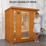 Real Relax 4-Person Low EMF Infrared Sauna