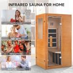 Compact 1-Person Far Infrared Sauna Room