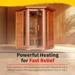 HEATWAVE Hudson Bay 3-Person Infrared Cedar Sauna