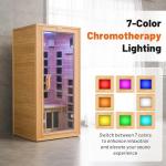 Infrared Home Sauna for One with Bluetooth Speakers