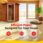 HEATWAVE Hudson Bay 3-Person Infrared Cedar Sauna