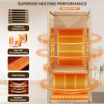 Home Infrared Sauna for 1 Person - Hemlock Wood